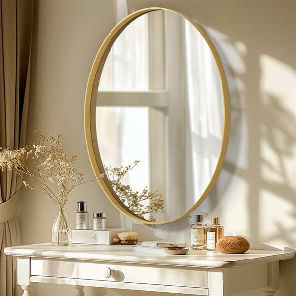 Fairmont Park Heswall Metal Oval Wall Mirror | Wayfair.co.uk
